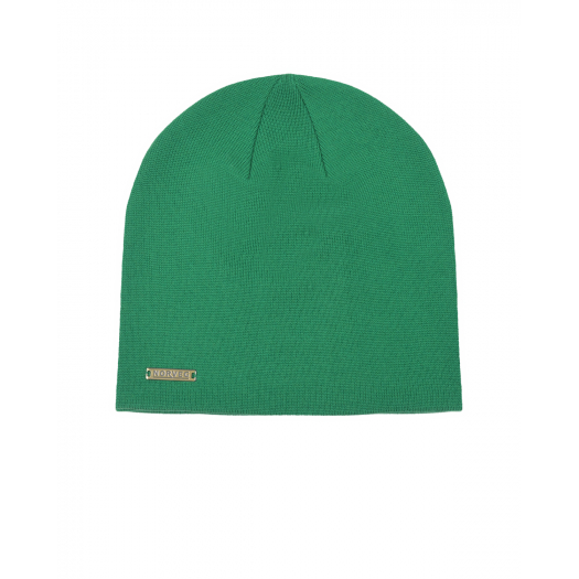 Зеленая базовая шапка Norveg | Фото 1