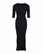 Черное трикотажное платье Bella Pietro Brunelli | Фото 5