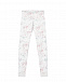 Пижама с белыми леггинсами в цветочек Sanetta | Фото 4