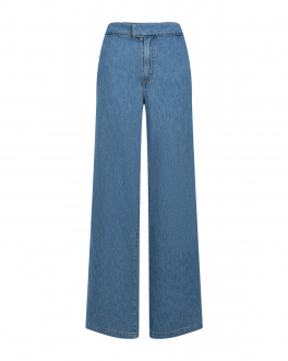 Широкие синие джинсы TWINSET Синий, арт. 231TP2212 01611 | Фото 1