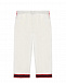 Белые брюки с красными лампасами GUCCI | Фото 2