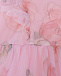 Розовое платье с цветочным принтом Monnalisa | Фото 3