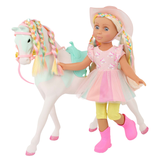 Набор игровой кукла Джиа с лошадью, 35см Glitter Girls | Фото 1