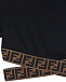 Черный топ с логотипом на подоле Fendi | Фото 3