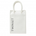 Белая сумка со съемным ремешком, 19х12х4 см  | Фото 1