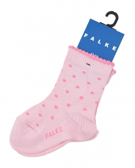 Розовые носки в горошек Falke Розовый, арт. 10582 8444 | Фото 1