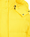 Желтая куртка-пуховик с капюшоном Woolrich | Фото 4