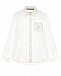 Белая рубашка с вышитой монограммой Burberry | Фото 2
