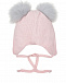 Светло-розовая шапка с принтом &quot;зайчик&quot; Chobi | Фото 2
