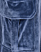 Бархатные спортивные брюки с карманами-карго, синие Hinnominate | Фото 7