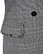 Двубортный пиджак с декором бахромой из страз MSGM | Фото 7