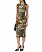 Платье миди, леопардовый принт Roberto Cavalli | Фото 4