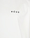 Белая футболка с черным лого ROHE | Фото 7