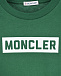 Зеленая футболка с логотипом Moncler | Фото 3