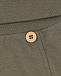 Спортивные брюки цвета хаки с пуговицами Sanetta Pure | Фото 3