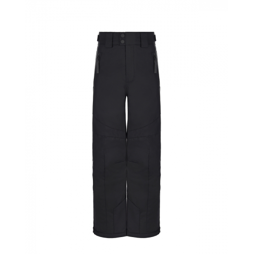 Черные брюки с бретелями Poivre Blanc | Фото 1