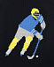 Темно-синий джемпер с декором &quot;хоккеист&quot; IL Gufo | Фото 3