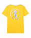 Желтая футболка с логотипом Bikkembergs | Фото 2