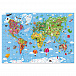 Пазл гигантский &quot;Карта мира&quot; в чемоданчике;300 элементов Janod | Фото 3