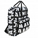 Черный рюкзак со сплошным белым лого, 40x35x15 см MARNI | Фото 2