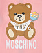 Розовый комбинезон с принтом &quot;медвежонок Toy&quot; Moschino | Фото 4