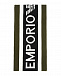Шерстяной шарф цвета хаки, 140х20 см Emporio Armani | Фото 2