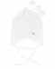 Белая шерстяная шапка с помпонами Il Trenino | Фото 1