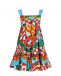 Платье с принтом &quot;carretto&quot; Dolce&Gabbana | Фото 1