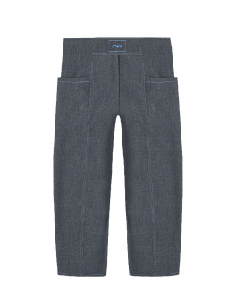 Синие брюки с накладными карманами Emporio Armani Синий, арт. 6L3P04 2NG3Z 0941 | Фото 2