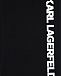 Черные леггинсы с логотипом Karl Lagerfeld kids | Фото 3