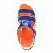 Синие сандалии с оранжевой подкладкой Dolce&Gabbana | Фото 4