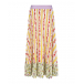 Плиссированная юбка с цветочным принтом MSGM | Фото 1