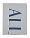 Серый кашемировый шарф с логотипом Allude | Фото 2