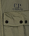 Ветровка цвета хаки с накладными карманами CP Company | Фото 3
