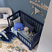 Кроватка для новорожденного Aria Night Blue Lilla | Фото 9