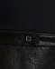 Брюки прямого кроя из эко-кожи, черные Pietro Brunelli | Фото 8