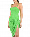Зеленое платье со стразами Giuseppe di Morabito | Фото 6