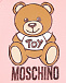 Розовый свитшот с принтом &quot;медвежонок&quot; Moschino | Фото 3