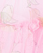 Розовое платье с рюшами Monnalisa | Фото 4