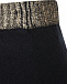 Черные спортивные брюки с золотистым поясом Deha | Фото 6