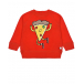 Красный свитшот с принтом &quot;пицца&quot; Stella McCartney | Фото 1