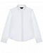 Белая рубашка из хлопка Emporio Armani | Фото 2