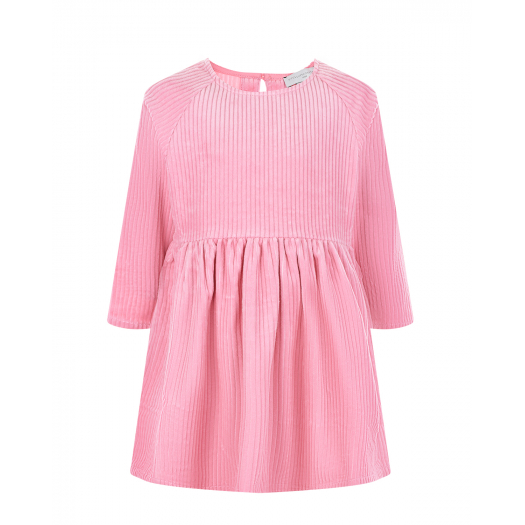 Розовое платье из вельвета Stella McCartney | Фото 1
