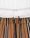 Комбинезон с шортами в полоску Burberry | Фото 4