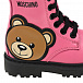 Розовые ботинки с аппликацией Moschino | Фото 7