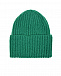 Зеленая шапка с отворотом  | Фото 2