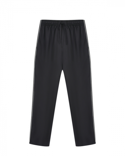 Черные шелковые брюки Dolce&Gabbana | Фото 1