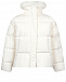 Короткая куртка молочного цвета с меховой отделкой Yves Salomon | Фото 7