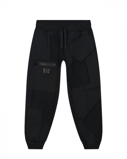 Спортивные брюки в технике &quot;пэчворк&quot; Dolce&Gabbana | Фото 1