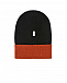 Шерстяная шапка с оранжевым отворотом Il Trenino | Фото 2
